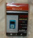 Iq Sound Digital MP3 Audio Player With Fm Radio 2GB Memory 900 Song Capacity New. Price: $29.95.
