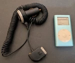 Apple Ipod Mini 2ND Generation A1051 Model Blue Works Bad Battery Car Charger Used. Price: $61.00.