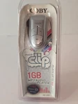 Coby MP-C582 Clip MP3 Player 1 Gb Silver New 2007. Price: $13.99.