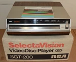 Rca Selectavision Ced Videodisc Player Box Working SGT-200 Used. Price: $425.00.