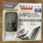 Ematic Esport Clip 4GB MP3 Video Player Camera Fm Radio EMS004BL New. Price: $17.00.