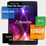 Apple Ipad Mini 4TH Gen 7.9" Retina Display 128GB Wi-fi Only Space Gray Good. Price: $90.24.