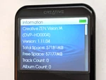 Creative Zen Vision 60GB Digital Media Player DVP-HD0004 Used. Price: $195.00.