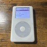 Apple Ipod Classic 4TH Generation A1059 White 2.5" Lcd 20GB MP3 Media Player Used. Price: $55.00.