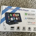 7" Portable Stereo Radio Wireless Apple Carplay Android Auto MP5 Player Open. Price: $35.00.