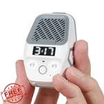 Soundsark White Wearable Bluetooth Speaker Clip-on Waterproof Led Clock Mic New. Price: $31.99.