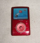 Sandisk Sansa Fuze (4GB) Digital Media MP3 Player Red. Works Great, Fair Cond. Used. Price: $39.95.