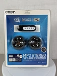 Coby Stereo Speaker Combo W/MP3 Audio Player 1GB Up To 500 Songs New. Price: $49.99.