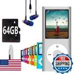 Hotechs 64GB MP3 Player Digital Lcd Screen Mini Usb Fm Radio Voice Record Silver New. Price: $48.58.