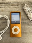 Apple Ipod Nano 4TH Gen Orange (8 Gb) New Battery. Exceptional Cond. Used. Price: $68.00.