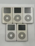 5X Lot Apple Ipod Photo Classic 4TH Generation White (20 Gb) - For Repair #1C. Price: $109.99.
