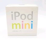 New Box/sealed Apple Ipod Mini Gb Silver 1ST Gen M9160LL/A 2004. Price: $1649.99.