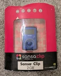 Sandisk Sansa Clip MP3 Player 2 Gb Blue Sealed New **pls Read** For. Price: $47.49.