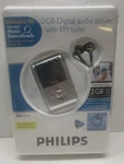 Nos Philips Gogear 2 Gb Digital Audio Player W/ Fm Tuner Sealed New. Price: $28.04.
