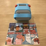 Yoto Player 2ND Gen Kids Audio Speaker Screenless Story Music Box With 8 Cards Used. Price: $63.00.