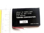 X Original Toshiba Gigabeat F60/F40/F20/F10 New Battery MK11-2740 3.7V 830MAH. Price: $31.00.