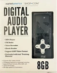 Digital Audio MP4 Player 8 Gb Market America ER-M125, Voice Recorder, Fm Sealed New. Price: $19.99.