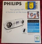 Philips - PSS110/37 Gogear Shoq Box White 256MB MP3 Personal Sound System Used. Price: $20.00.