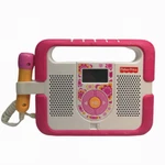 2009 Fisher Price Kid Tough MP3 Music Player Karaoke Mic Boombox Pink Rare Used. Price: $127.27.