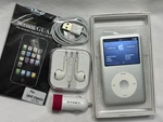 Apple Ipod Classic 7TH Generation Silver (160 Gb), MC293LL Open. Price: $220.00.