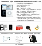 512GB Flash Custom Refurb Apple Ipod Video 5.5 Gen Mint Condition Multi Color Used. Price: $399.99.