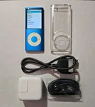Apple Ipod Nano 4TH Gen 8GB Blue A1285 MB732LL/A Works Great! Clean & Tested Used. Price: $100.00.