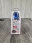 New Sealed Coby Clip 1GB MP3 Digital Audio Player, Holds Up To 500 Songs, Blue. Price: $10.49.