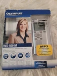 Olympus WS-500M Handheld Digital Voice Recorder Silver New "inperf Box" Batt Req. Price: $45.50.