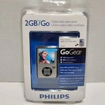 Philips Go Gear Portable 2GB Flash Audio Video Player SA3021 New. Price: $30.00.