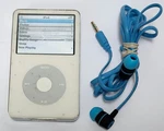 Apple Ipod Classic 5TH Generation A1136 60GB White Tested Screen Has Lines Used. Price: $114.98.