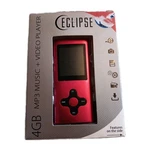 MP3 Music & Video Player Eclipse Red 4GB 180G2 Series Used. Price: $15.95.