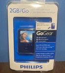 Philips Gogear SA3020 2GB Digital Portable Audio Video Player MP3 Blue, Nos New. Price: $23.95.