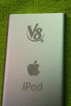 Rare New Apple Ipod Nano With V8 Juice Logo Engraving And Original Shipping Box. Price: $145.00.