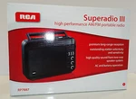 Rca Superradio Iii RP7887 High Performance Am/fm Portable New In Box. Price: $79.99.