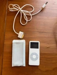 Apple Ipod Nano 1ST Generation 4GB White Model A1137 / MA005LL Used. Price: $39.00.