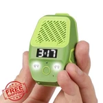 Soundsark Green Wearable Bluetooth Speaker Clip-on Waterproof Led Clock Mic New. Price: $31.99.