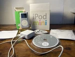 Apple Ipod Mini 4GB Silver Original Box A1051 M9160LL/A & Empty Dock Tested Used. Price: $129.99.