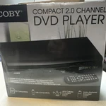 New Dvd Player Coby CDV-30 2.0 Channel With Usb Sd Input Remote Av Wire Open. Price: $26.99.