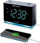 Emerson Smartset Alarm Clock Radio With Bluetooth Speaker Charging Station Usb Open. Price: $33.98.