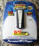 Audio Solutions Brand New Personal MP3 Player 64MB Plug & Built In Memory. Price: $49.99.